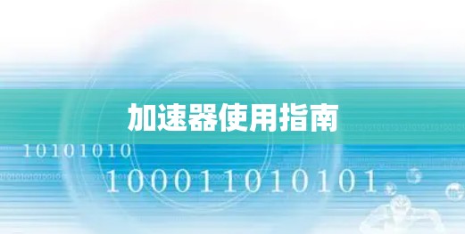 加速器使用指南