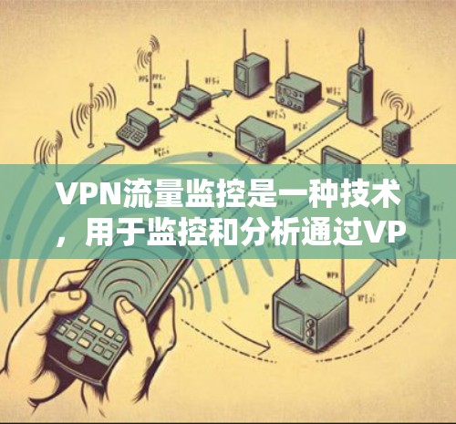 VPN流量监控是一种技术，用于监控和分析通过VPN（虚拟专用网络）进行的网络流量。VPN流量通常用于安全地访问内部网络或远程资源，但监控这些流量可以帮助组织和个人了解网络活动，确保安全和合规性