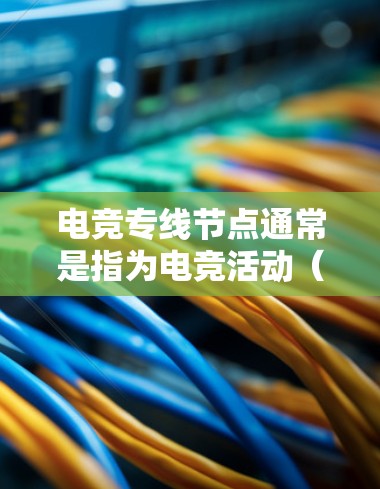 电竞专线节点通常是指为电竞活动（如游戏赛事、直播、电竞圈活动等）提供优质网络服务的专用节点。这些节点通常由专业的电竞服务商运营，旨在为电竞圈用户提供更高效、更稳定的网络连接，支持电竞活动的顺利进行