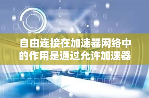 自由连接在加速器网络中的作用是通过允许加速器之间直接、灵活地通信，从而优化数据传输性能。以下是对这一概念的详细分析