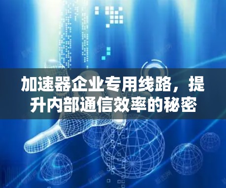 加速器企业专用线路，提升内部通信效率的秘密武器