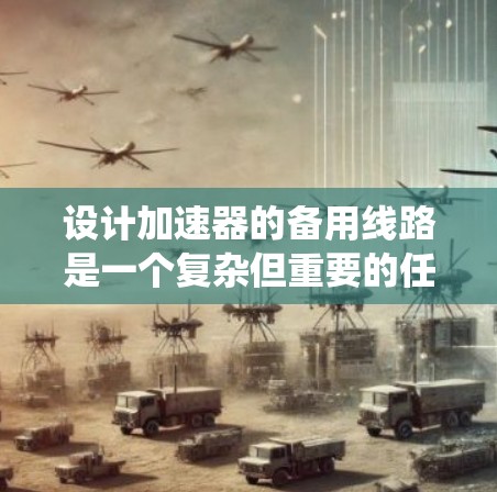 设计加速器的备用线路是一个复杂但重要的任务，需要综合考虑多个因素，以确保系统的可靠性和性能。以下是为备用线路设计的详细步骤和建议